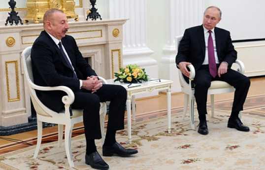 Ильхам Алиев и Владимир Путин