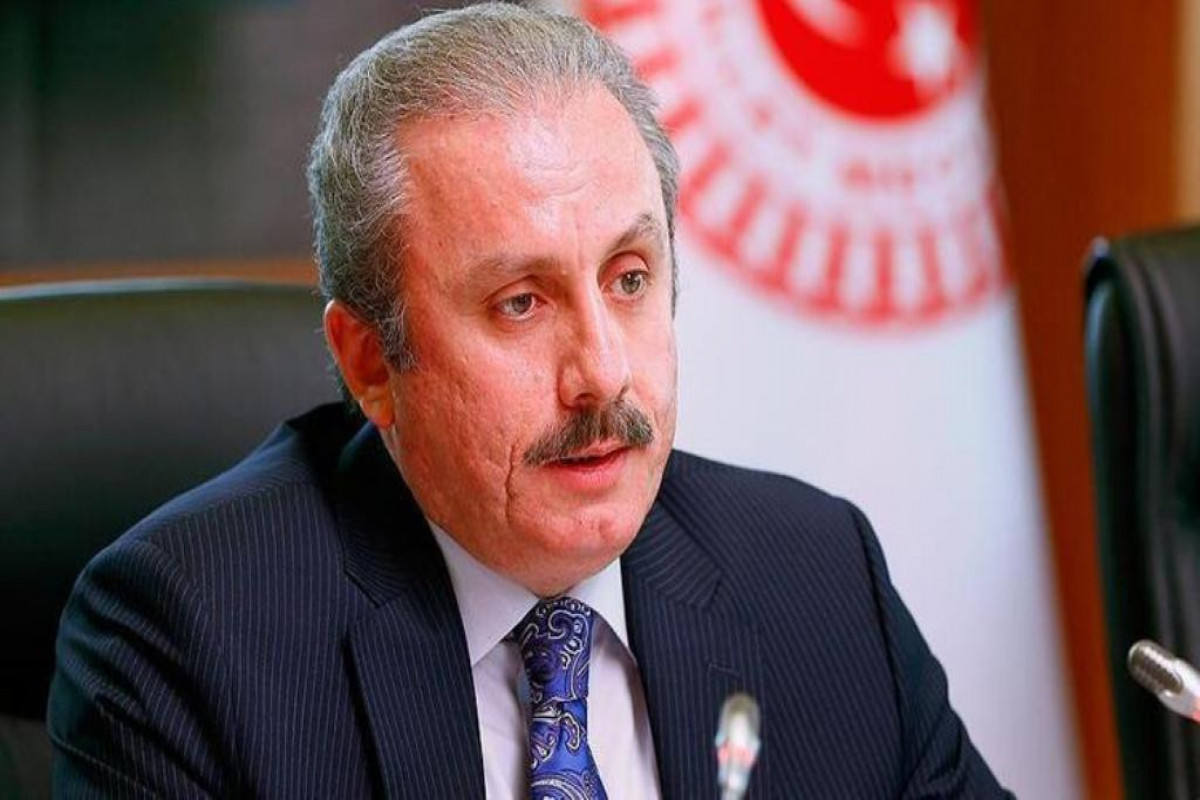 председатель Великого Национального собрания Турции (ВНСТ) Мустафа Шентоп