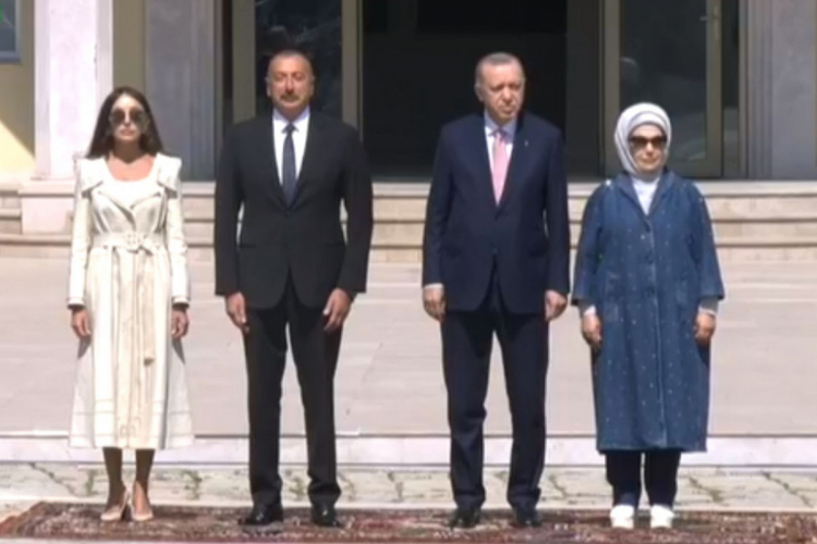 Состоялась официальная церемония встречи Эрдогана в Шуше - ВИДЕО