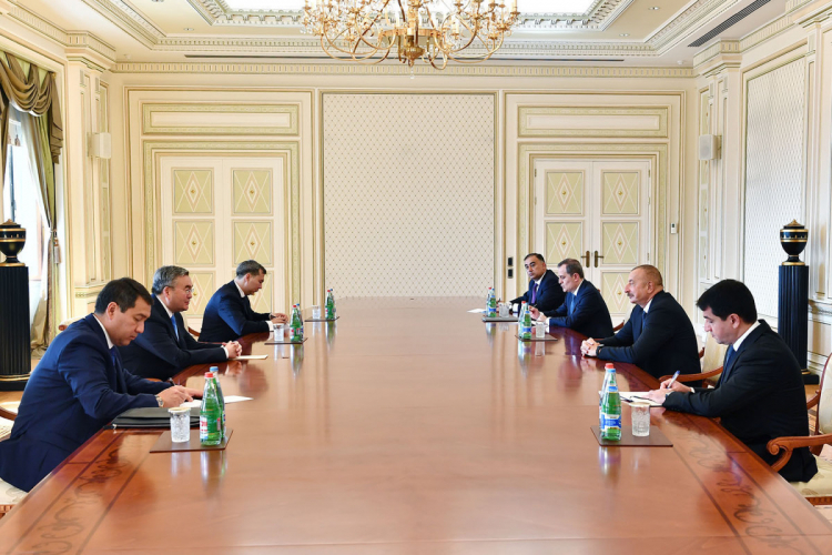 Ильхам Алиев принял заместителя премьер-министра Казахстана - ОБНОВЛЕНО
