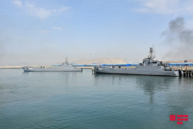 В ВМФ Азербайджана начались тактические учения - ФОТО