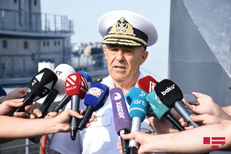 Командующий ВМС: Безопасность Каспия защищается на высоком уровне

