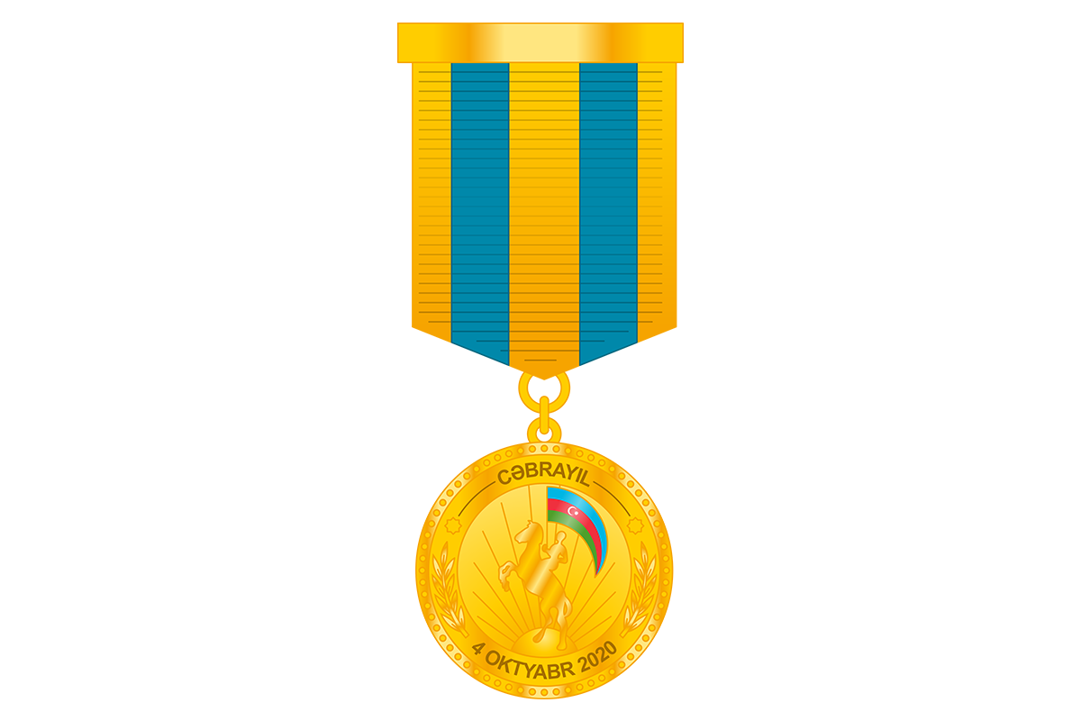 Военнослужащие ВС Азербайджана награждены медалью «За освобождение Джабраила»