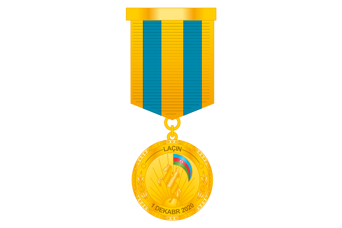 Военнослужащие ВС Азербайджана награждены медалью «За освобождение Лачина»