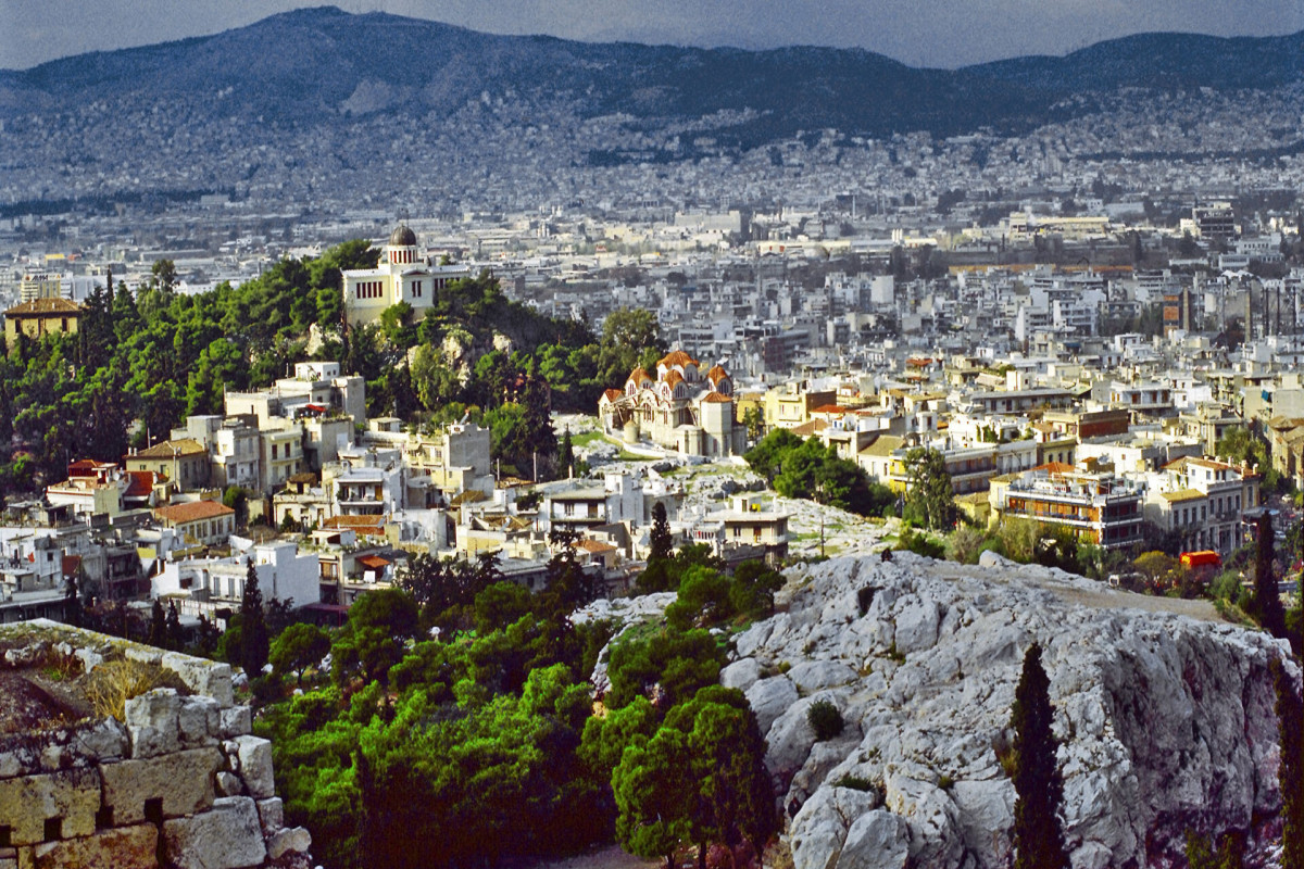 В Афинах в пятницу температура поверхности достигла 72 градусов