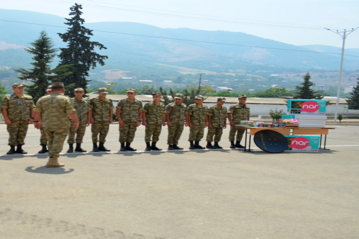 Nar отпраздновал День Вооруженных Сил вместе с солдатами, несущими службу на освобожденных территориях