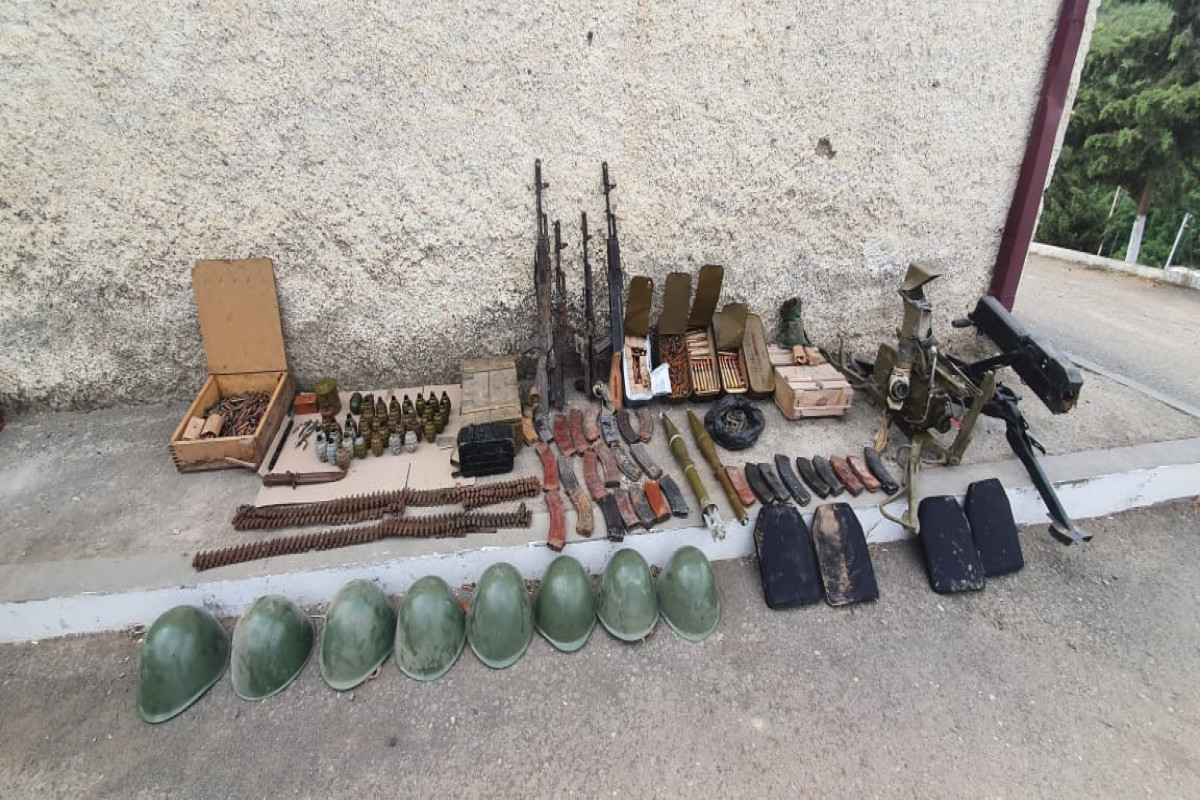 В Ходжавенде обнаружили оружие и боеприпасы