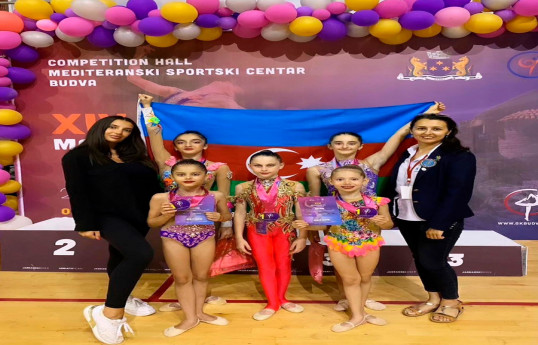 Азербайджанские гимнастки добились успехов на международном турнире-ФОТО 