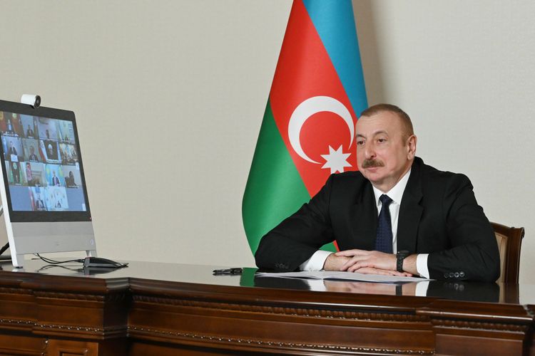 Ильхам Алиев выступил на саммите ОЭС в видеоформате - ОБНОВЛЕНО