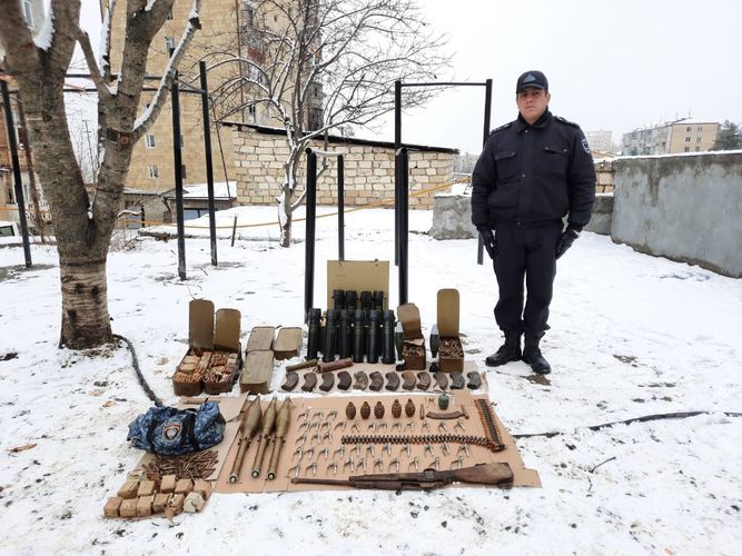 В Шуше обнаружены армянские боеприпасы - ФОТО