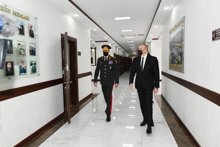 Ильхам Алиев принял участие в открытии воинской части Внутренних войск - ФОТО - ОБНОВЛЕНО