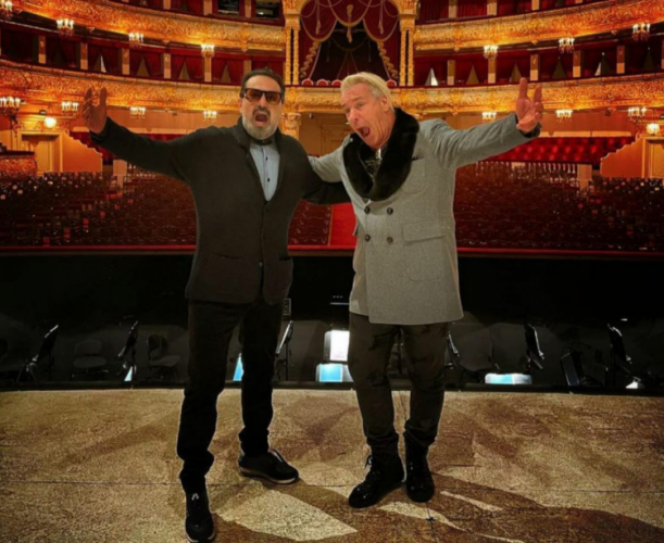 Солист легендарной группы  Rammstein встретился с азербайджанским тенором - ФОТО