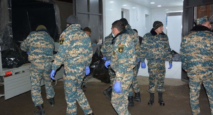 Армении переданы останки 15 военнослужащих