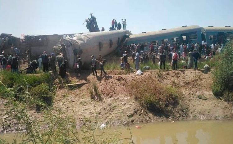 В Египте 32 человека погибли и 108 ранены при столкновении поездов