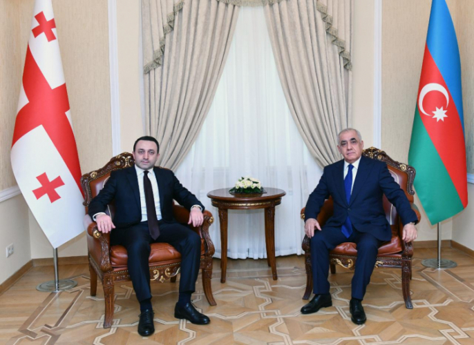 В Баку прошла встреча премьер-министров Азербайджана и Грузии