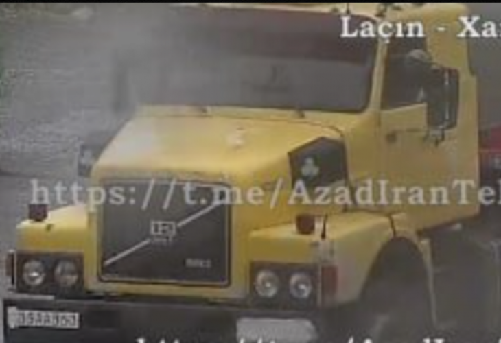 Распространились кадры незаконной перевозки грузов из Ирана в Карабах - ВИДЕО
