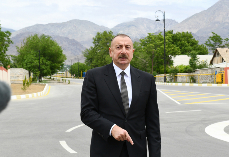 Ильхам Алиев:  40-километровый Зангерзурский коридор, отделяющий Зангилан от Нахчывана, должен быть и будет открыт