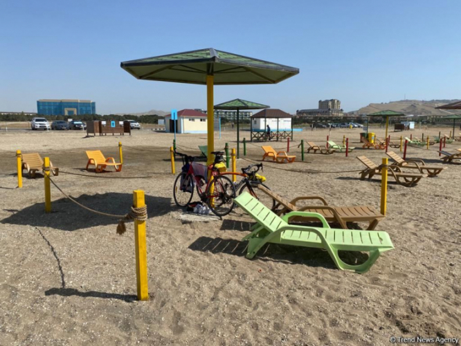 Общественные пляжи Баку готовы к летнему сезону - ФОТО