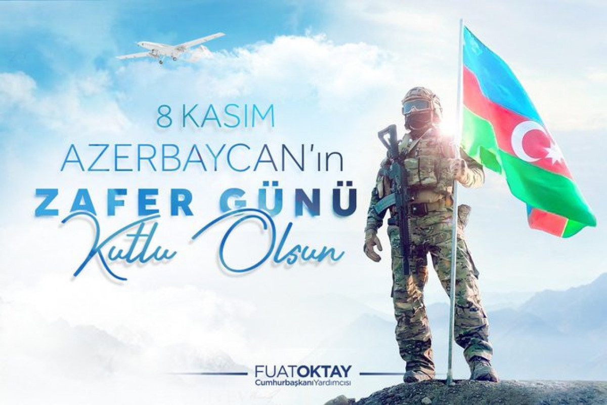 Вице-президент Турции: "Поздравляю братский Азербайджан с Днем Победы!"