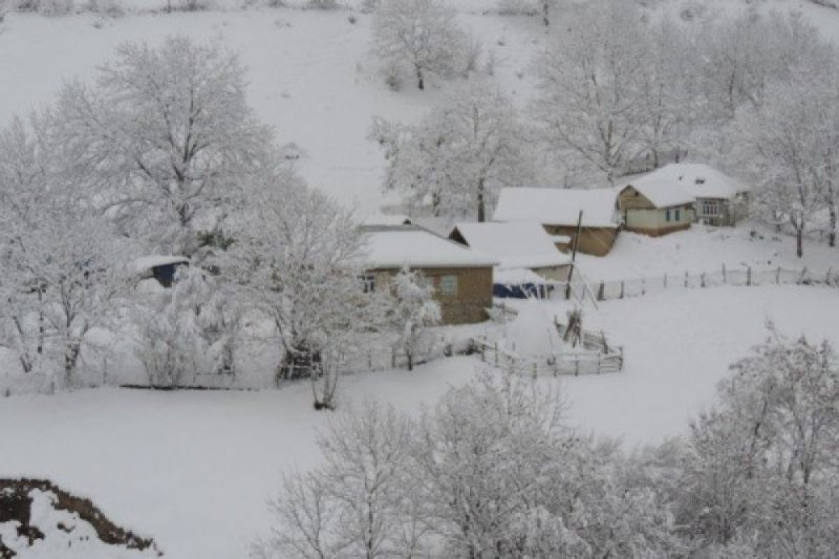На севере Азербайджана выпал снег - ФАКТИЧЕСКАЯ ПОГОДА 