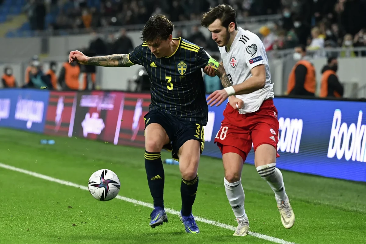 Сборная Грузии по футболу сенсационно обыграла Швецию в Батуми