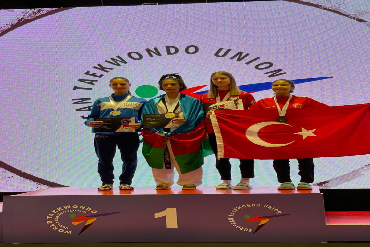 Азербайджанский таэквондист, победив армянина, стал чемпионом Европы-ФОТО 