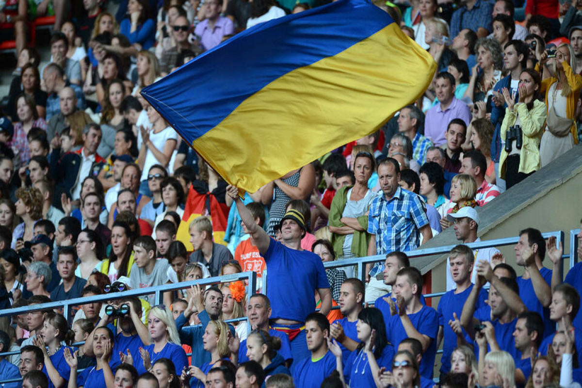 Украинские и боснийские болельщики подрались из-за российского флага
