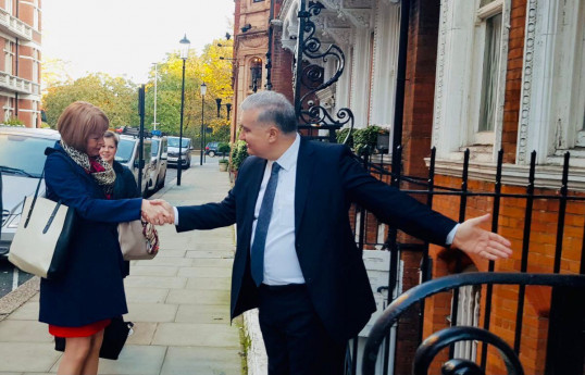 Посол Азербайджана в Великобритании Элин Сулейманов встретился с государственным министром Великобритании по европейскому соседству и американскому региону Венди Мортон