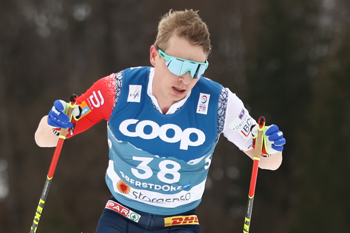 Двукратный олимпийский чемпион в лыжных гонках норвежец Симен Хегстад Крюгер