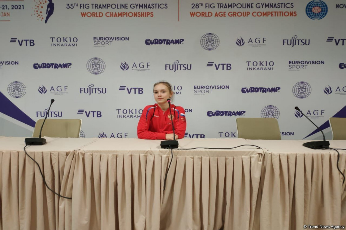 Российская гимнастка рассказала о своих впечатлениях от Баку