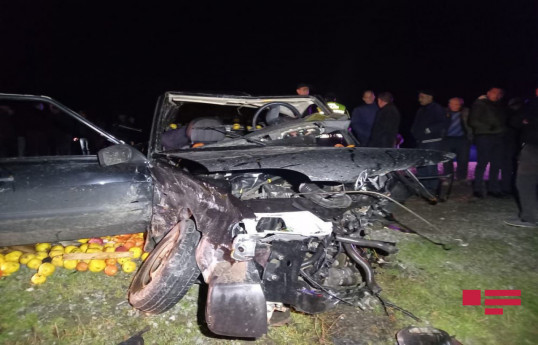 При цепном ДТП в Барде погиб один человек, еще трое пострадали-ФОТО -ВИДЕО 
