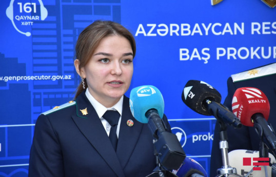 глава пресс-службы Генпрокуратуры Гюнай Салимзаде