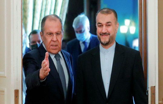 Главы МИД РФ и Ирана Лавров и Хосейн Амир Абдоллахиан