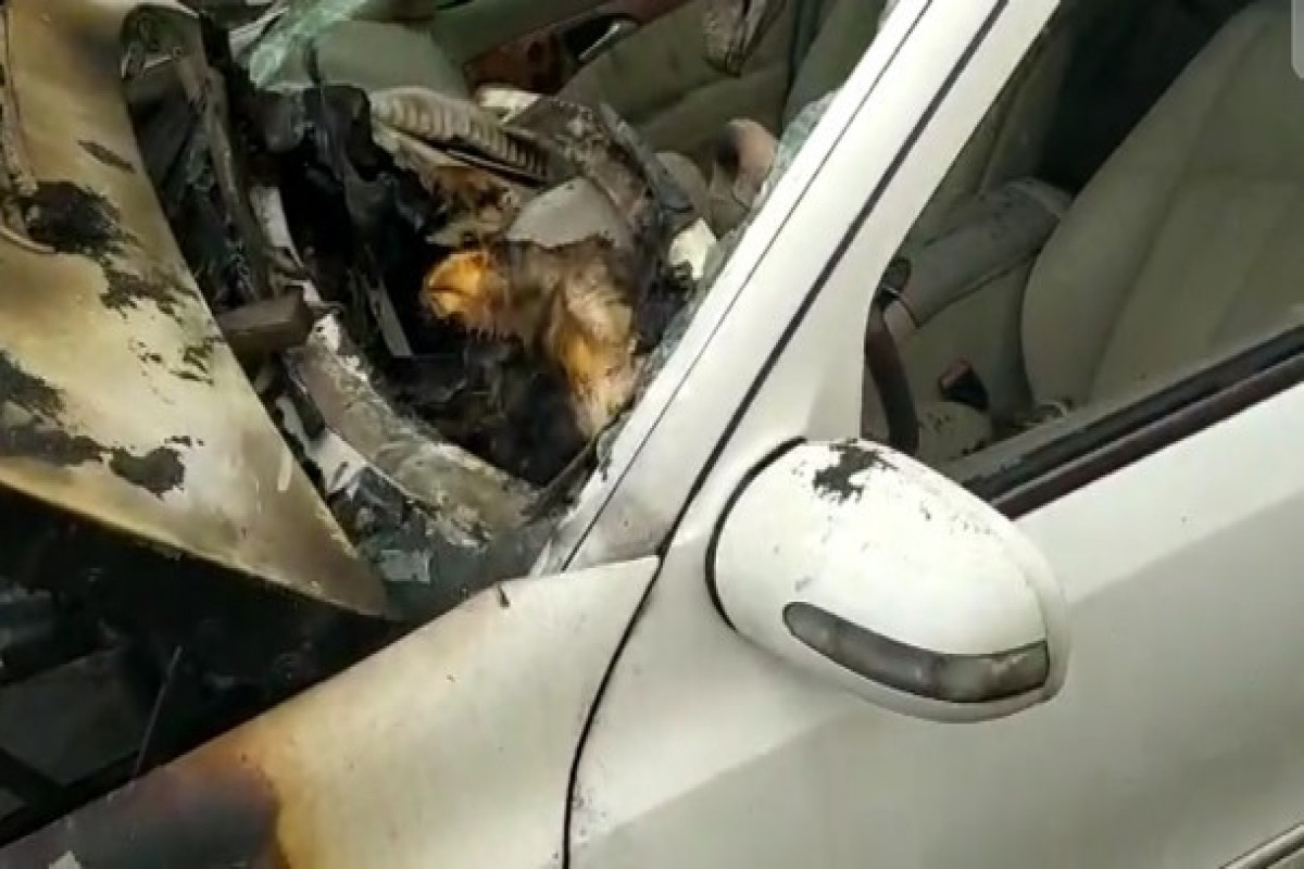 Дожили: в Азербайджане подожгли автомобиль адвоката - "ДУМАЮ, ЭТО ОН" -ФОТО 