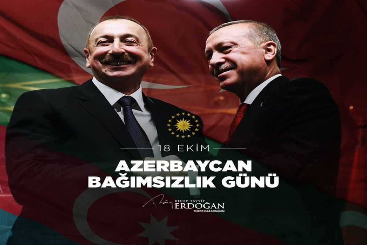 Эрдоган поделился публикацией в связи с Днем восстановления независимости Азербайджана