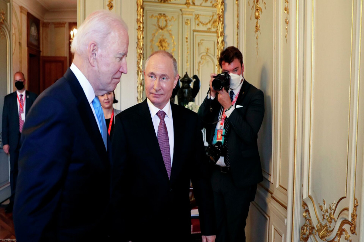 Путин, Байден, встреча