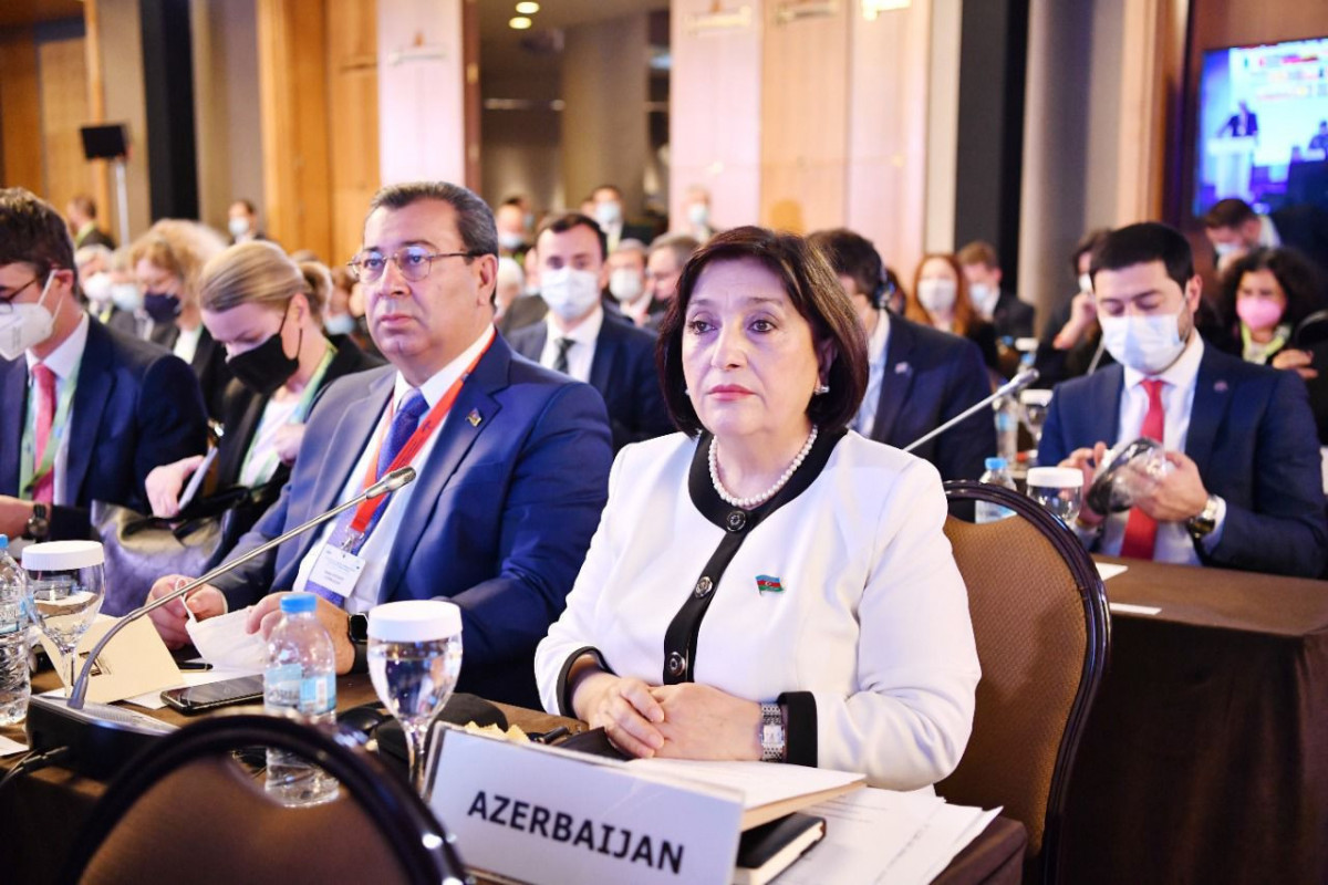 Председатель Милли Меджлиса Азербайджанской Республики Сахиба Гафарова