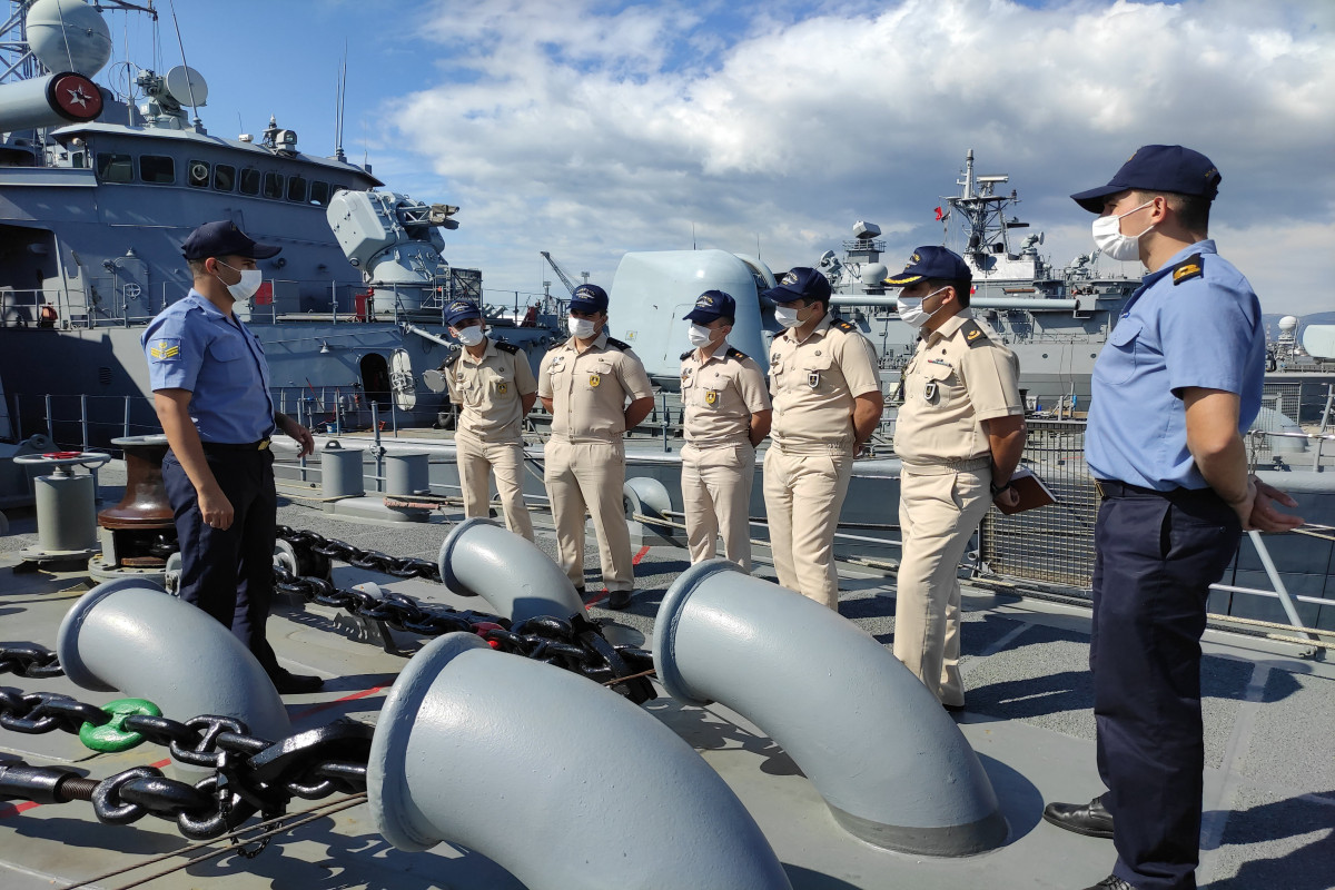 Азербайджанские военные моряки прошли стажировку в Турции - ФОТО 
