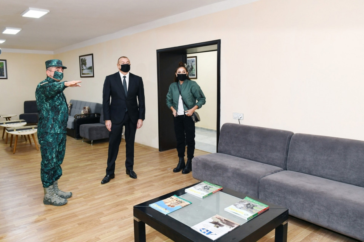 Ильхам Алиев и Мехрибан Алиева приняли участие в открытии новой воинской части ГПС в Губадлы-ФОТО -ОБНОВЛЕНО 