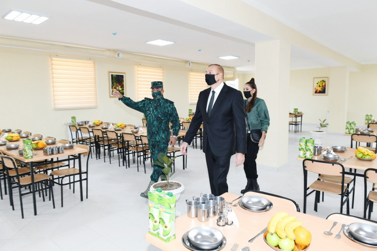 Ильхам Алиев и Мехрибан Алиева приняли участие в открытии новой воинской части ГПС в Губадлы-ФОТО -ОБНОВЛЕНО 