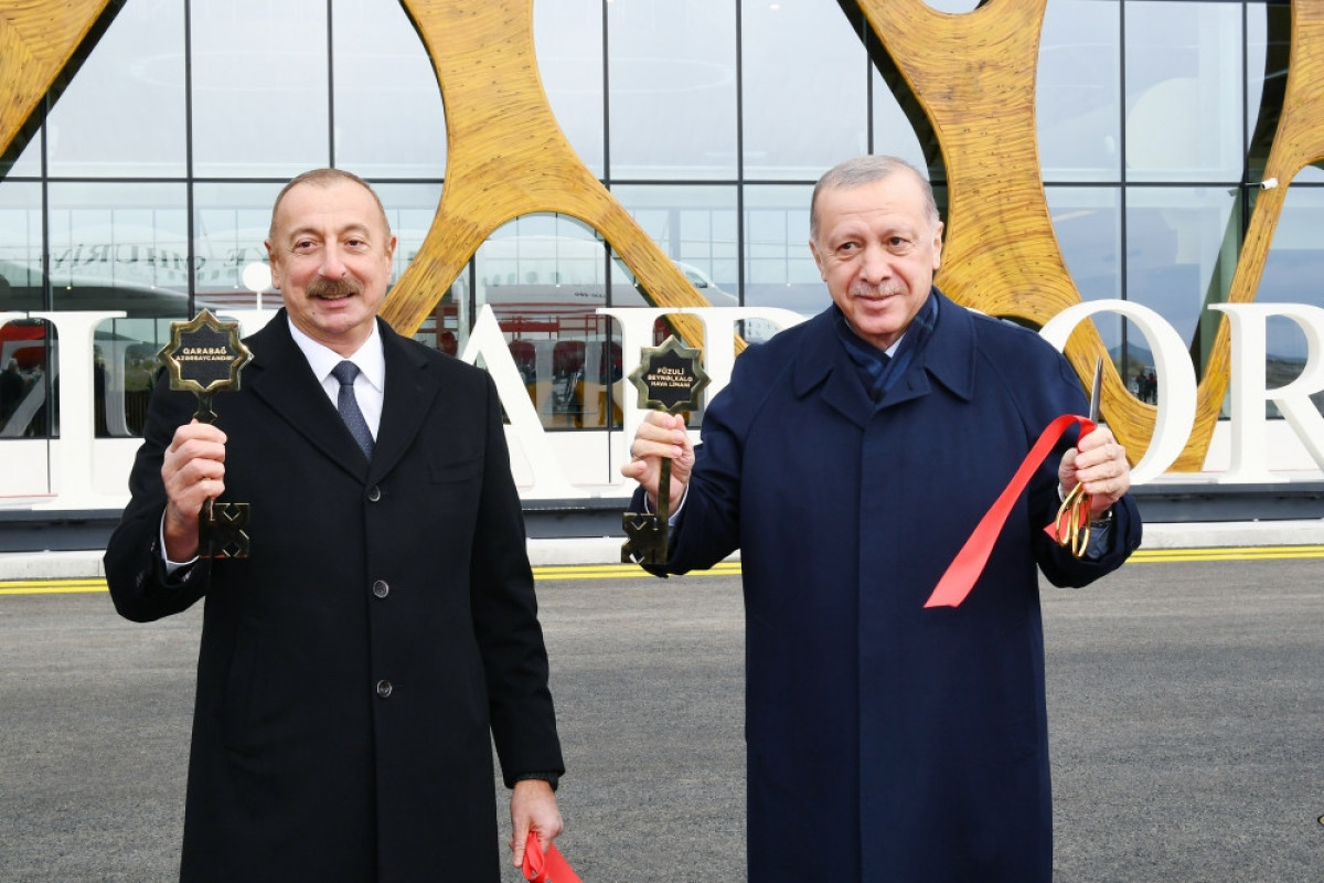 С участием президентов Азербайджана и Турции состоялось открытие Физулинского Международного аэропорта-ОБНОВЛЕНО -ФОТО 