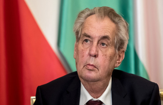 Президент Чешской Республики Милош Земан