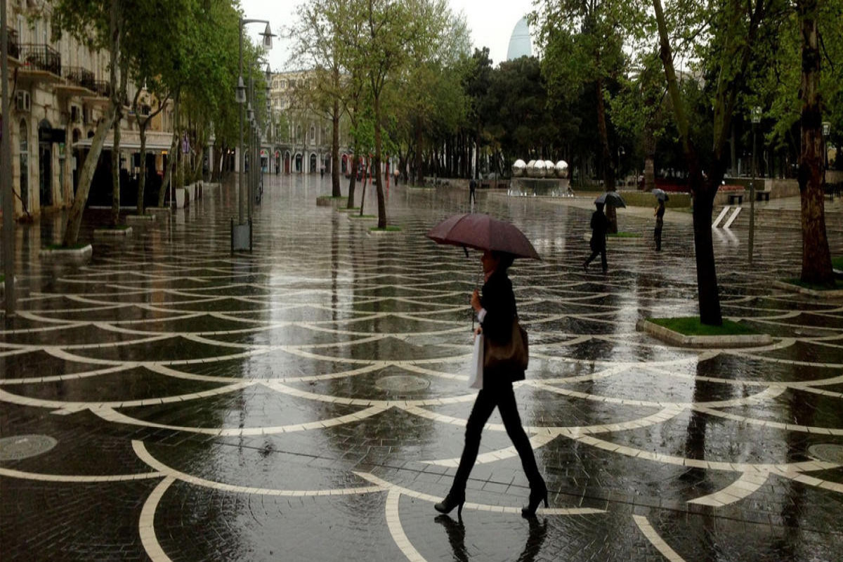 Завтра в Баку ожидаются дожди