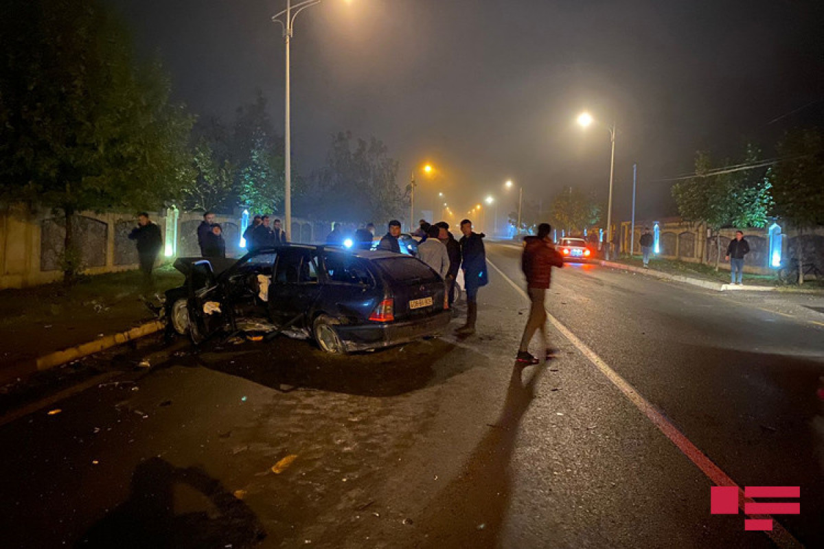 В Балакене столкнулись легковые автомобили, есть пострадавшие-ФОТО 