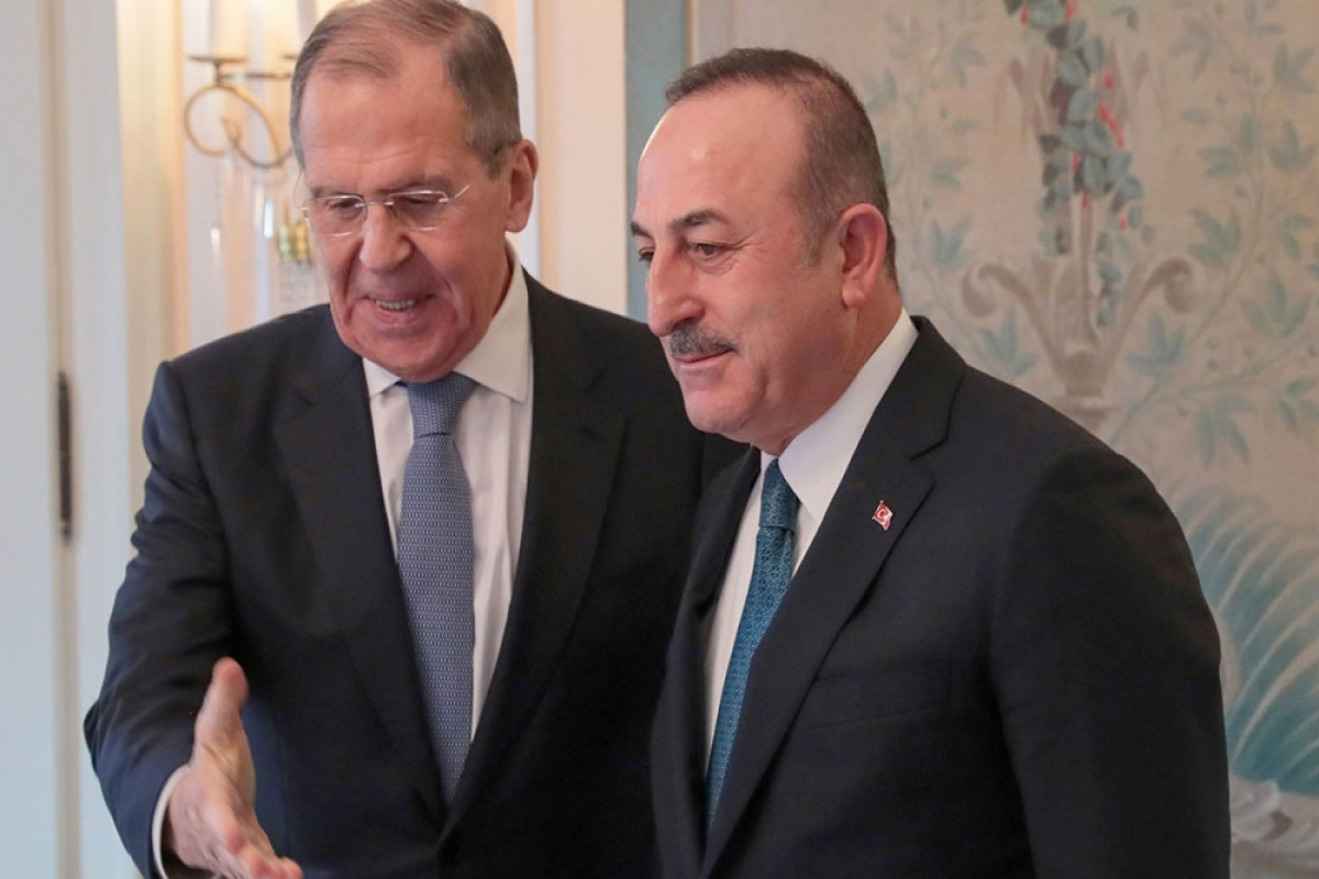 встреча глав МИД России и Турции Сергея Лаврова и Мевлюта Чавушоглу