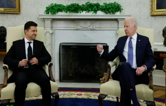 Президенты США и Украины Джо Байден и Владимир Зеленский