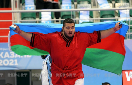 Азербайджанский спортсмен возвращается с I Игр стран СНГ с двумя медалями