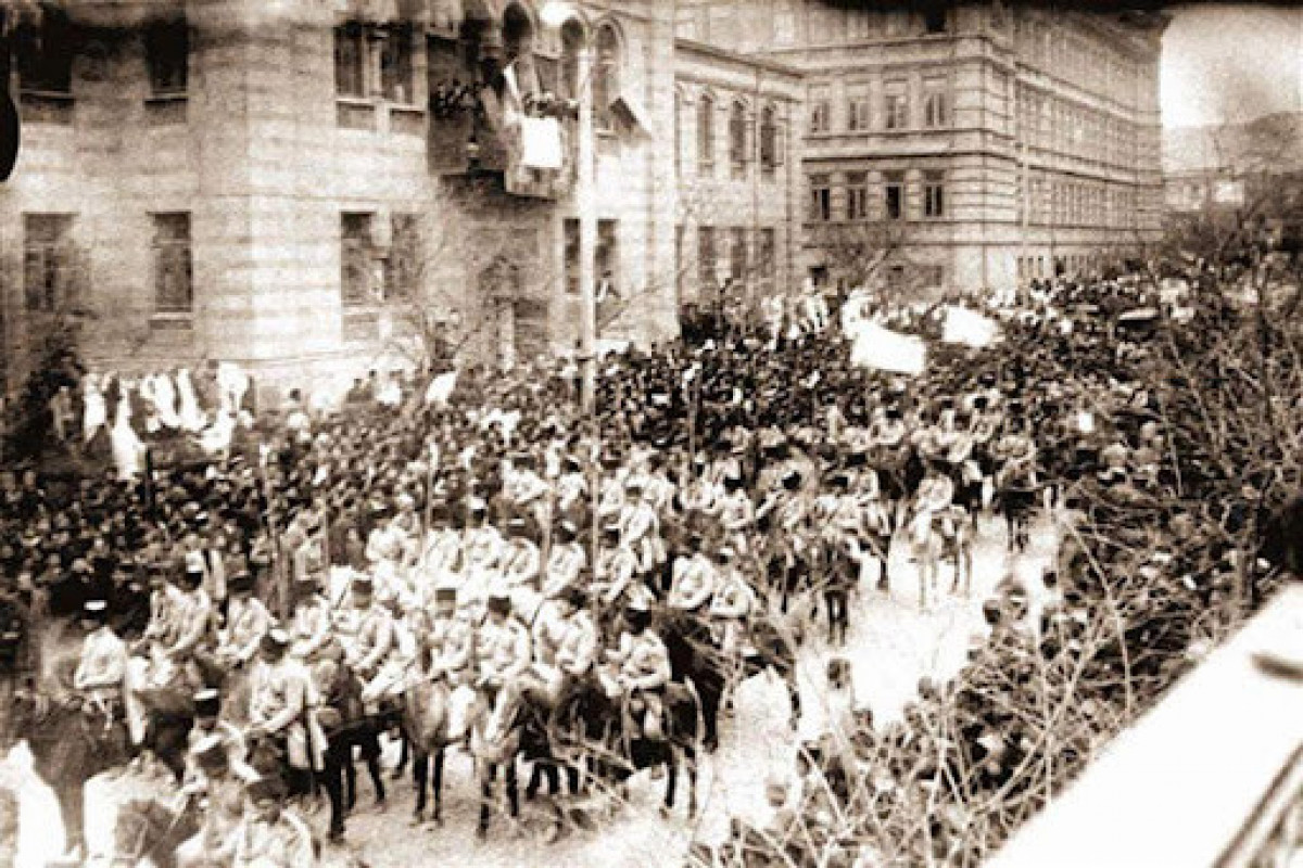 Исполняется 103 года со дня освобождения Баку от дашнакско-большевистской оккупации
