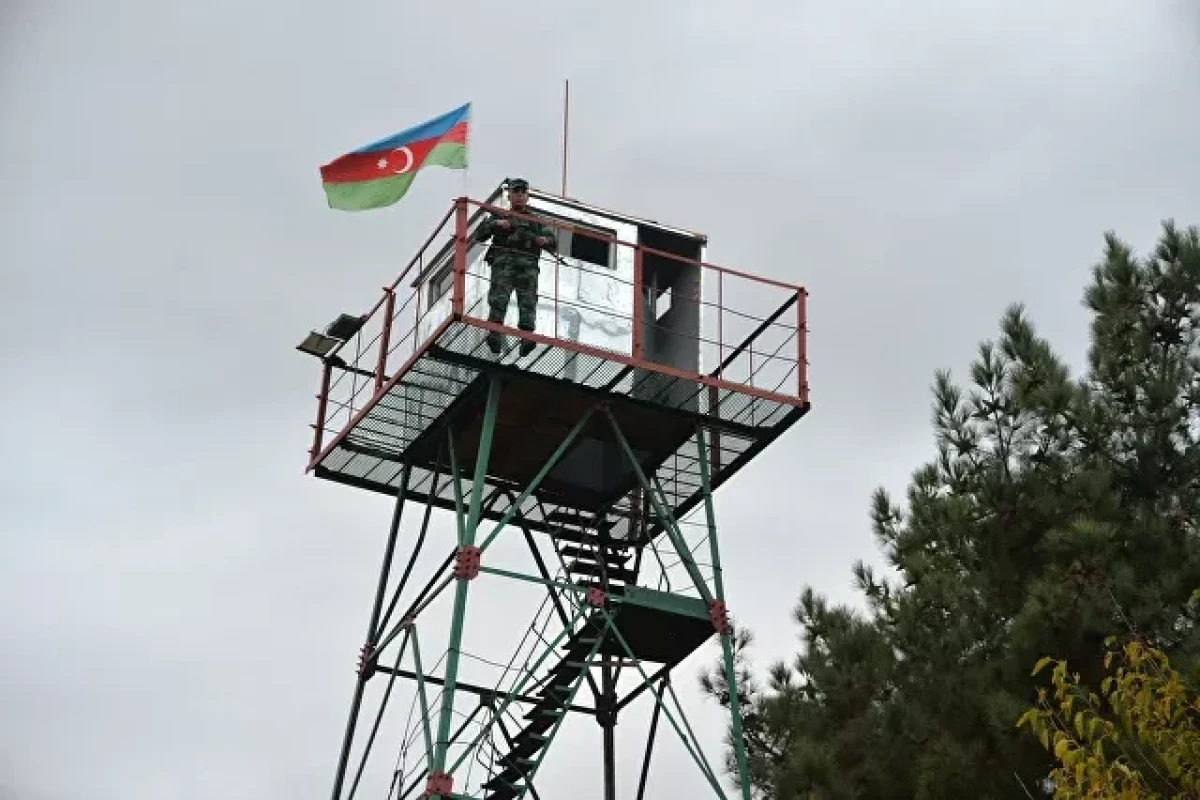 Азербайджанские пограничники, фото РИА Новости