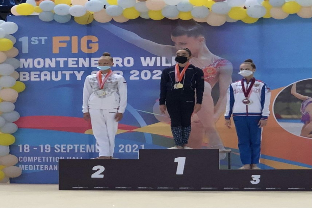 Азербайджанские гимнастки выиграли шесть медалей в Черногории